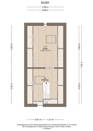 Floorplan - Meent 11, 4141 AA Leerdam